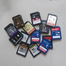 16GB SD Card mixed brands