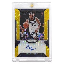 Panini NBA Prizm Wiggins Minnesota Timberwolves /10 Gold Black Card NM