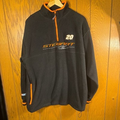 Vintage Chase Authentics Tony Stewart #20 NASCAR Fleece Quarter Zip Pullover