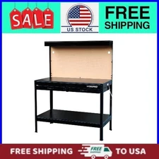 WORKPRO 48-Inch Multi-Purpose Workbench with Work Light