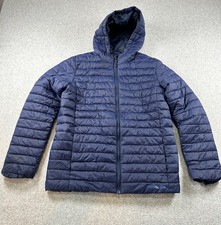 Lands End Puffer Jacket Boys/Girls Sz XL 14 /16 Prima loft Quilted Coat Youth