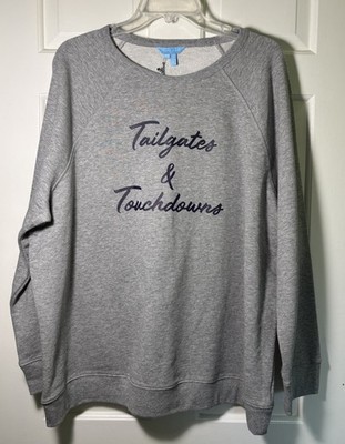 NWT Draper James 2X Women s Sweatshirt Tailgates And Touchdowns