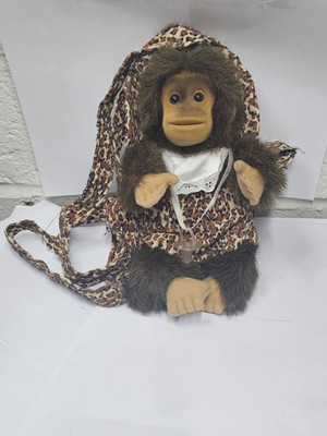 【レトロ】90s HOSUNG モンキー ぬいぐるみ Vintage 1994 Hosung Joey Baby Chimp Monkey Plush with Bib,Pacifier