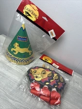 Vintage The Lion King Birthday Party Supplies Party Hats & Noise Makers New