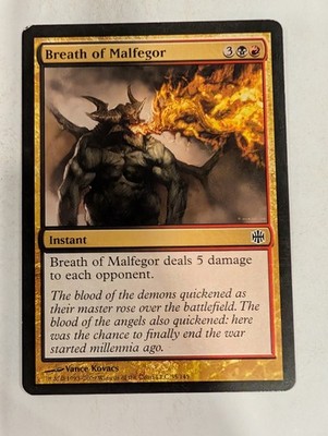 Breath of Malfegor - Alara Reborn - Magic the Gathering MTG Nice!