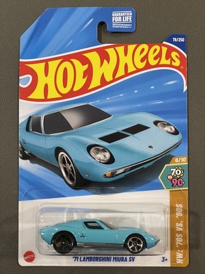 2025 Hot Wheels *Error Rear Wheel* 71 Lamborghini Miura SV Dollar