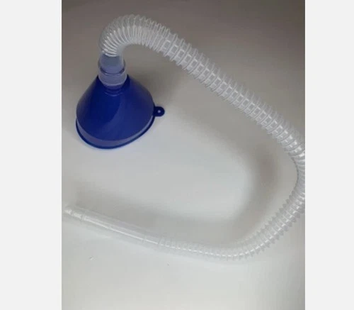 26" inch FUNNEL Extra Long Flexible Plastic Tube Car Oil Fluid Water Gas Fuel