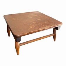 Late 19th Century American Antique Shaker Mount Lebanon Canted Stool