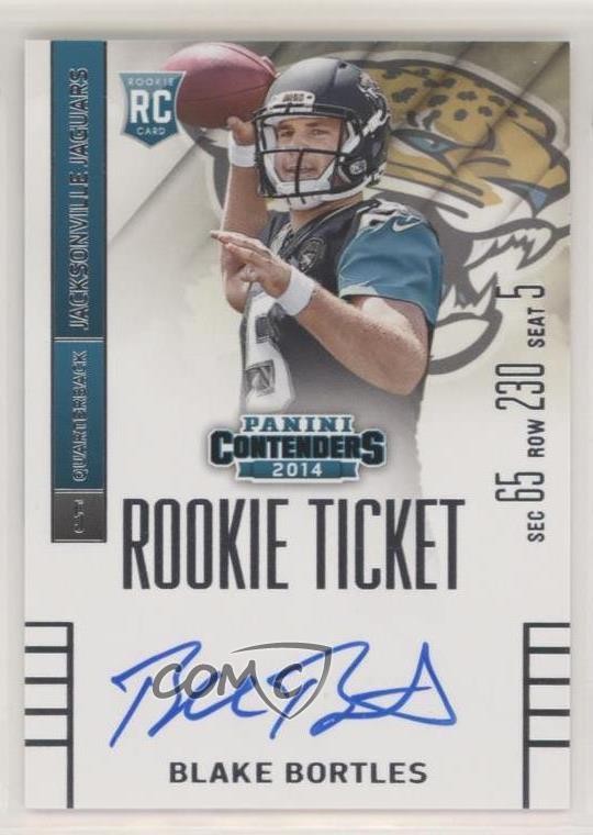 2014 Contenders Blake Bortles (Throwing Ball in Right Hand) Rookie Auto RC 4l6