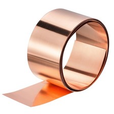 Copper Sheet Roll 3500mm x 100mm x 0.1mm Pure Copper Strip Copper Foil Plate