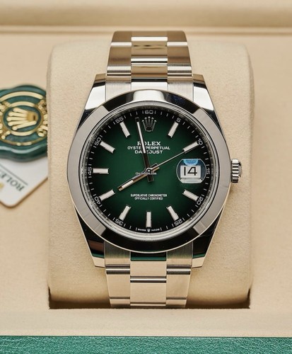 👑 2026 ROLEX | Datejust | 41mm | Green Ombré | 126300 | Unworn...