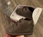 Baby Deer Brown Faux Suede Oxford Dress Shoes Lace-Up US 3 (6-9 Months) — photo 3