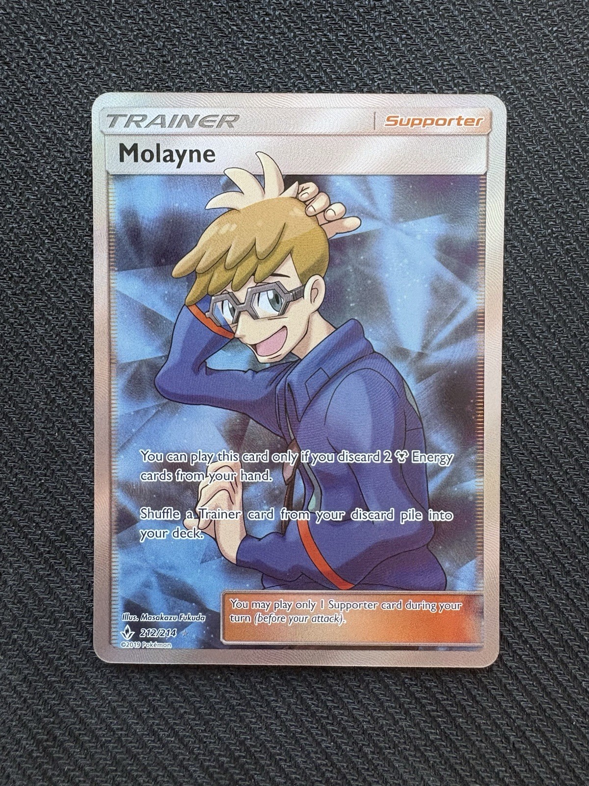 Molayne 212/214 Pokemon Unbroken Bonds Sun & Moon Full Art Rare Card NM