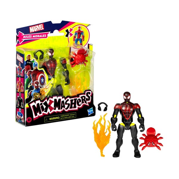 Hasbro Spider-Man - Mixmashers Basic - Miles Morales - Figur F9214 - Neu & Ovp-image