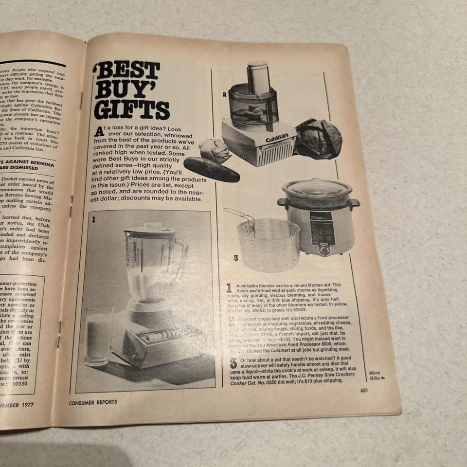 Consumer Reports Magazine (Nov 1977) Volume 42, No. 11; Video Game; Newsstand Ed - Image 2 of 3