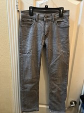 Levi's 511 Performance Slim Stretch Denim Gray Jeans Boy's Size 16 Regular 28x28