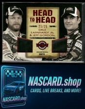 2010 Wheels Main Event Dale Earnhardt Jr. Jeff Gordon Head to Head Red #/25