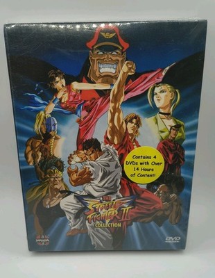 Street Fighter II V - The Collection (DVD, 2003, 4-Disc Set) for