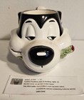 Vintage 1993 Pepe Le Pew Ceramic Mug Applause Warner Brothers 3D Coffee Cup