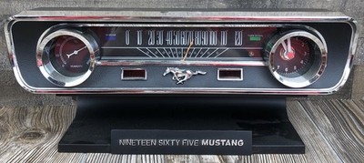 1965 Ford Mustang Dashboard Thermometer Alarm Clock Tested Works