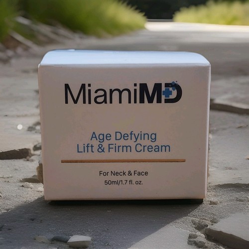 MiamiMD - 50 ML - Age Defying Lift & Firm Cream For Neck And Face - New In Box - Picture 3 of 4
