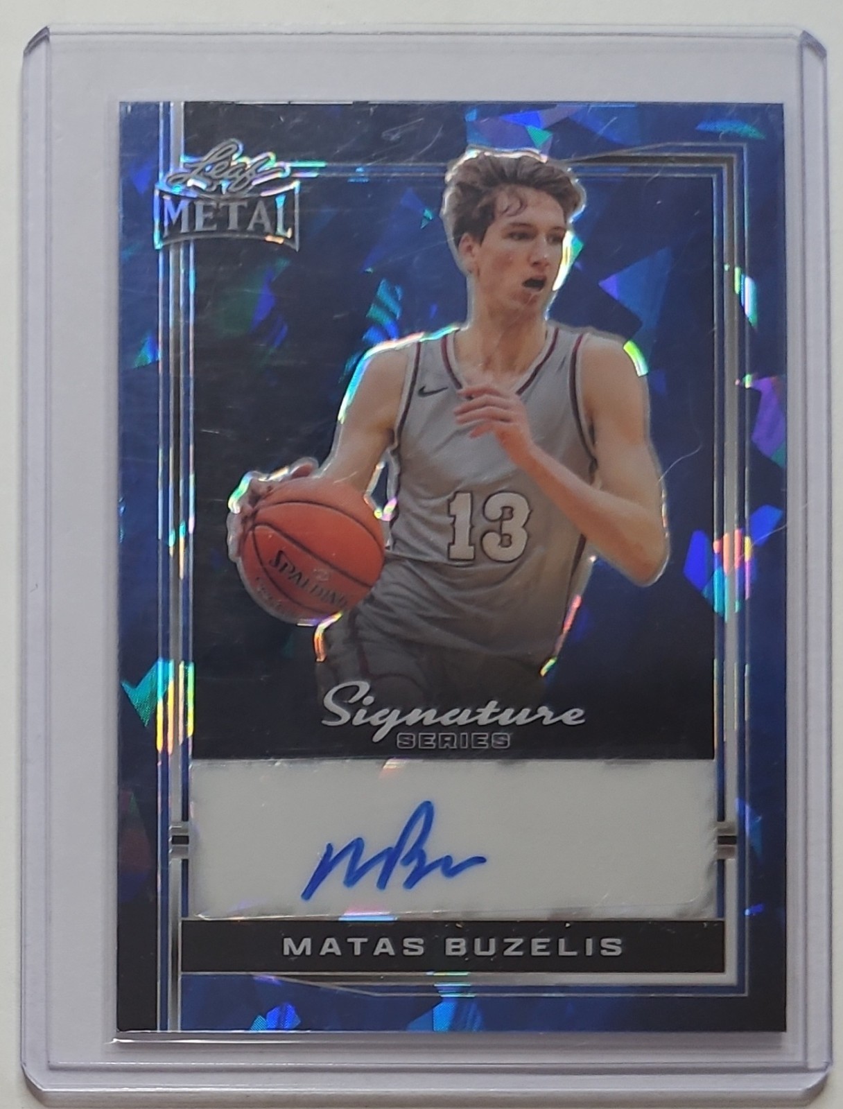 2024 LEAF METAL SIGNATURE SERIES ROOKIE 1/1 AUTO MATAS BUZELIS CHICAGO BULLS 🔥⭐ view 1