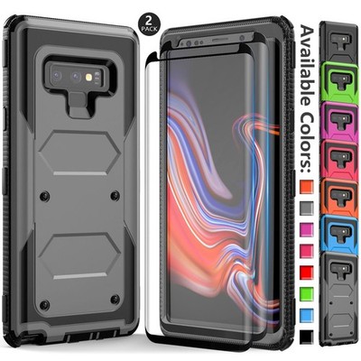 For Samsung Galaxy Note 9 Shockproof Hard Case Hybrid Phone Cover 2IN1 Layers