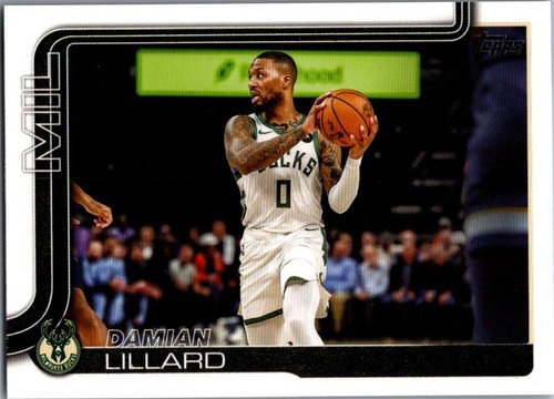 Damian Lillard #H44 2025 Topps Holiday card