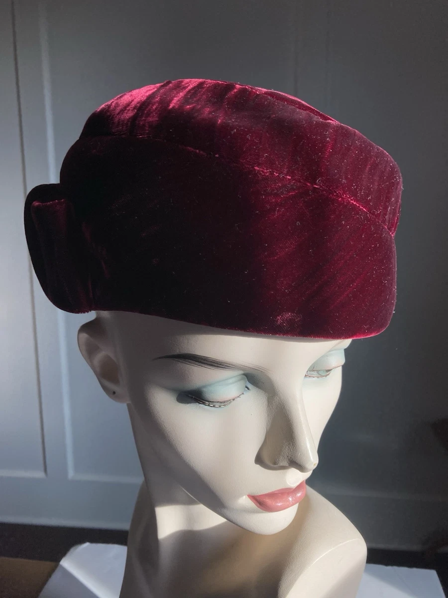Pillbox Red Original Vintage Hats for Women for sale | eBay display picture 1