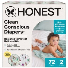 72 Count The Honest Company Clean Conscious Diapers for Delicate Skin  Up to