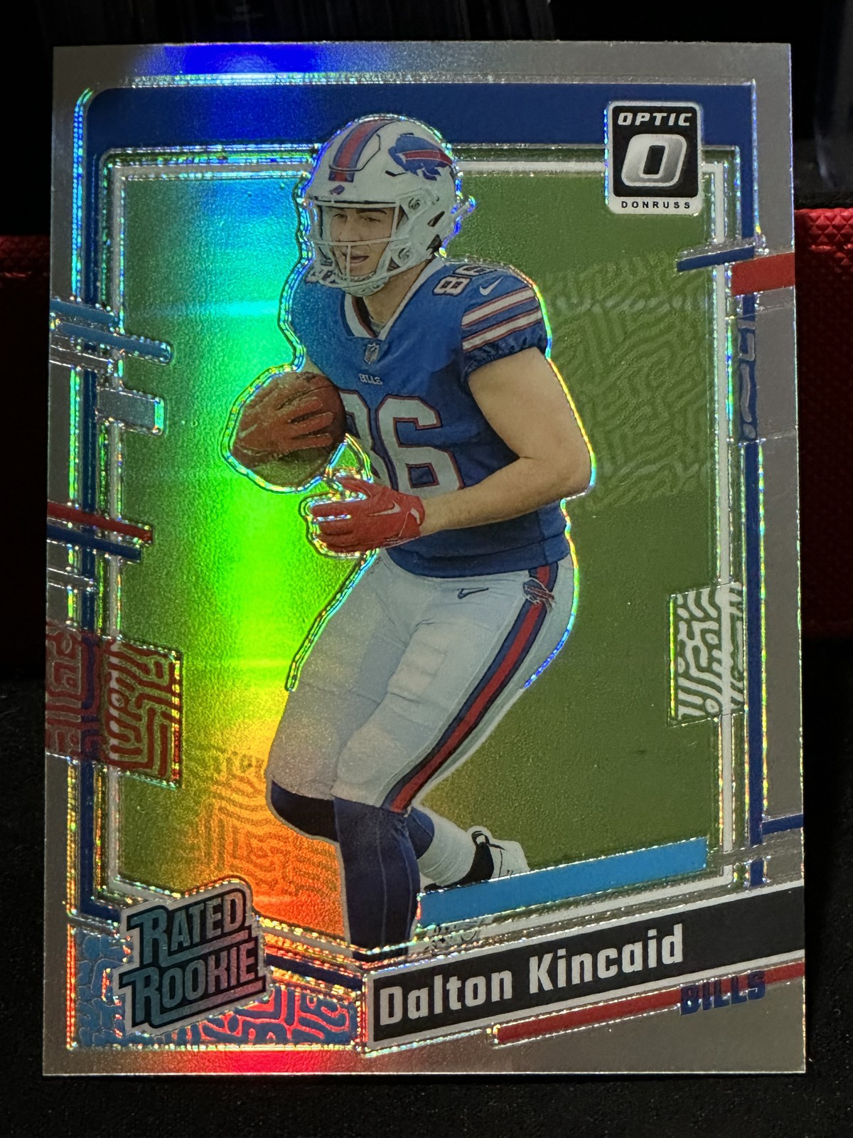 2023 Panini Donruss Optic - Rated Rookie Dalton Kincaid #211 Holo Prizm (RC)