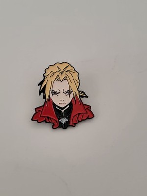 Full metal alchemist anime manga metal rave pin