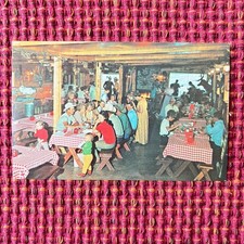 1971 Reata Pass Steak House Interior Postcard Humboldt Arizona Advertising