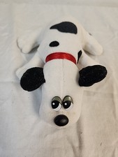 VTG Pound Puppies Mini Plush 8" Dalmatian Dog Stuffed Animal WHITE/ BLACK