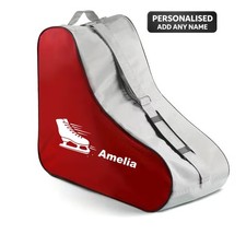 Personalised Kids Ice Skate Bag Name Printed Ice Skating Carry Bag Gift