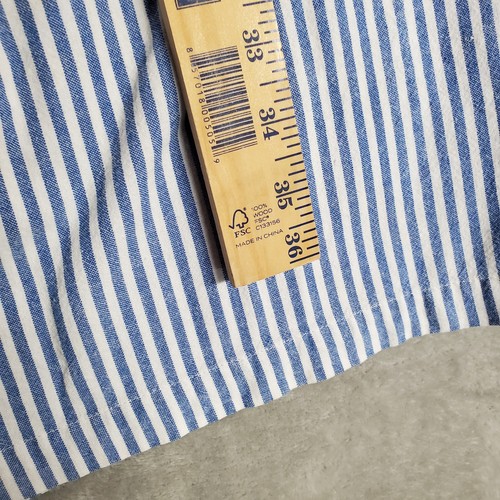 Vestido Bechamel Faro Casa XL Azul Rayas MuMu Salón Patio Frente a Presión - Imagen 10 de 23