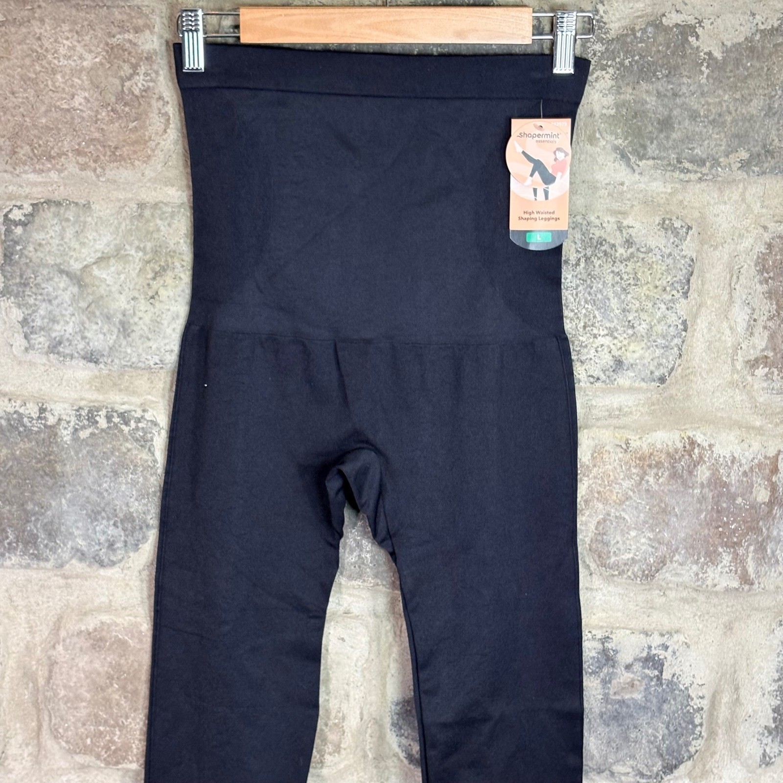 Shapermint Essentials High Waisted Shaping Leggings Black 42075 Large NWT thumbnail 5