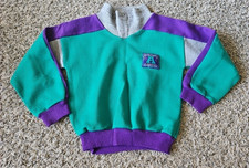 Vintage Lacrosse Brand Color Block Sweatshirt Size 4 1980's unisex kids top