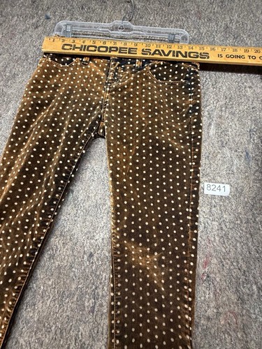 Free People Woman’s Jeans Velvet Polka Dot Size 16 - Picture 6 of 9
