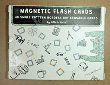 40 Blank Dry-Erasable Magnets by Attractiva