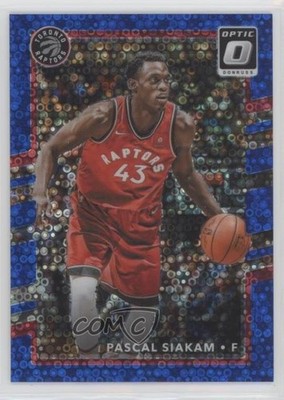 2017-18 Panini Donruss Optic Fast Break Blue Prizm 13/50 Pascal Siakam #139 1yj