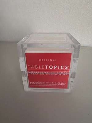 Original Table Topics - Questions To Start Great Conversations