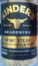 Kinder's Prime Steak with Black Garlic & Truffle Seasoning (5 Ounce)