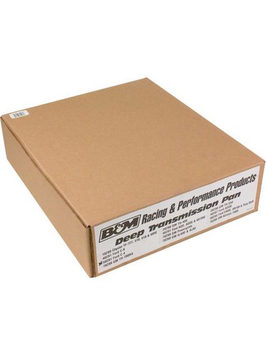 B&M Transmission Pan Deep Aluminum Natural Case Fill Ford C-4 (50281) - Picture 3 of 12