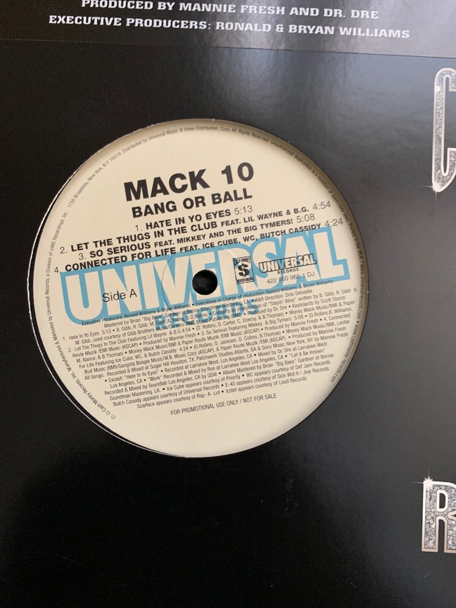 MACK 10 - Bang Or Ball 2001!! RARE!! Produced By MANNIE FRESH and
