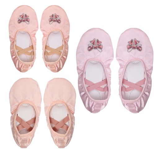 Mujeres Niñas Baile Escenario Danza del Vientre Zapatos Accesorio Ballet Zapatillas Espectáculos - Imagen 2 de 43