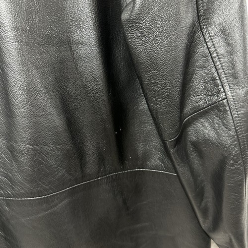 M. Julian Wilsons Thinsulate Ultra Insulation VTG Black Leather Jacket Sz Large - Picture 6 of 24