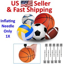1pc Sports Ball Inflating Air Pump Needle Pin Nozzle Soccer Basketball Football