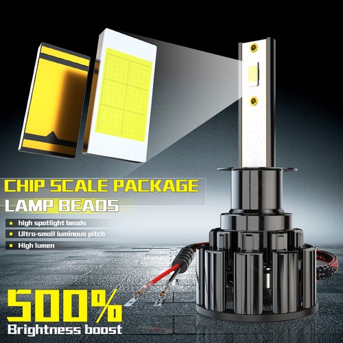 For Benz ML320 ML430 1998-2001 - H7(Low)+H1(High) LED Headlight Kit Light Bulbs - Picture 8 of 12