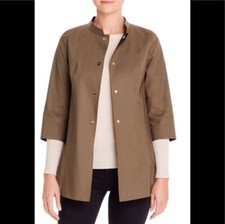 Nwt Herno *rare* Tan Taupe Reversible Lightweight Walking Jacket Sz 8 (it 42)